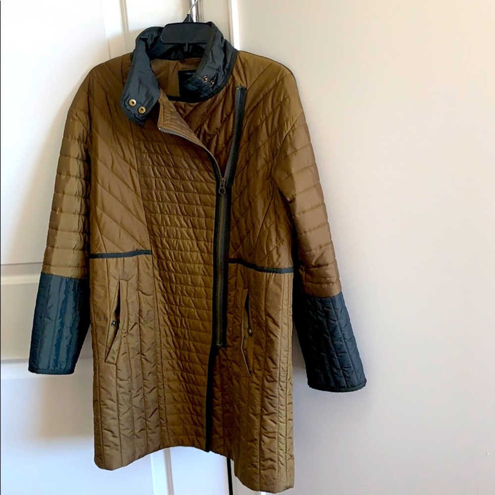 Madewell Brown and Black Puffer Jacket